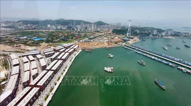 A bird's eye view of the Ha Long International Cruise Terminal in Ha Long city. VNA Photo